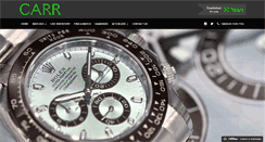 Desktop Screenshot of carrwatches.com